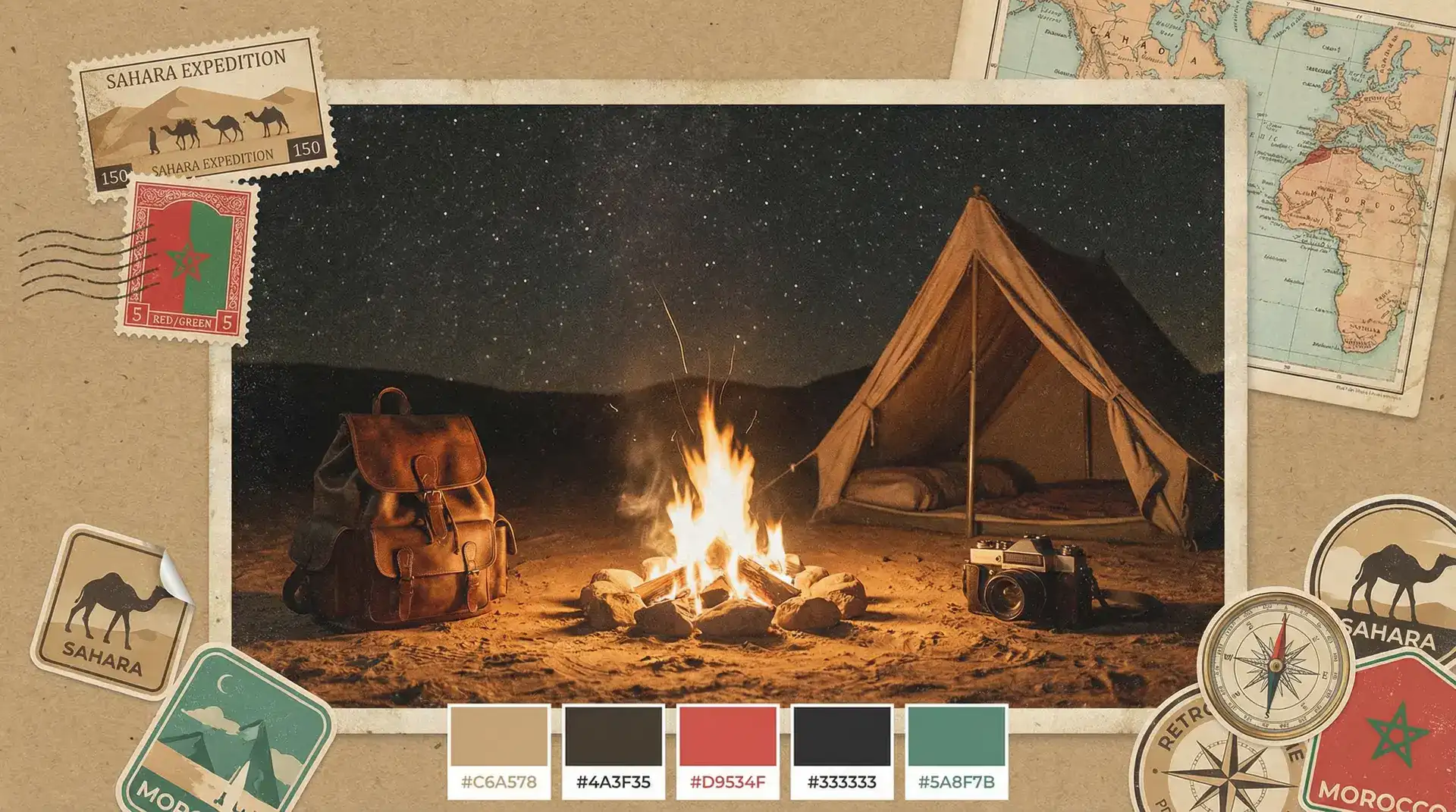 撒哈拉沙漠星空 - 张婉莹 非洲目的地