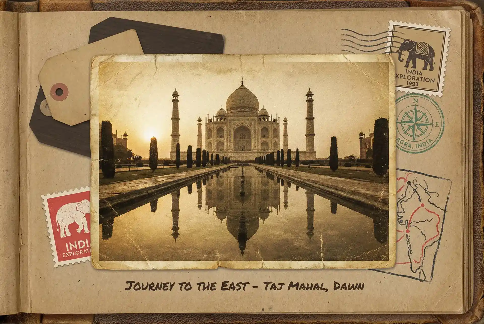 泰姬陵倒影 - 张婉莹 印度目的地